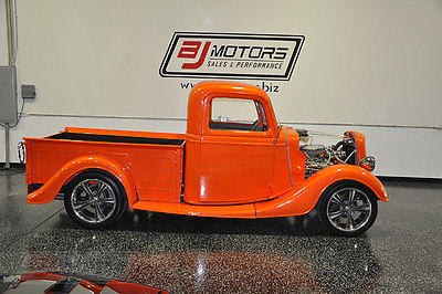 Other Makes Pick Up 1935 ford pickup truck custom power steering wood panel bed orange metal flake