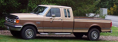 Ford : F-250 Crew Cab 1988 f 250 xlt lariat 3 4 ton pickup