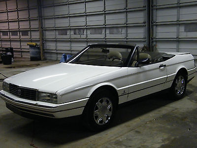 Cadillac : Allante WHITE 1991 cadillac allante convertible 2 door pearl white