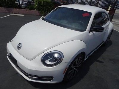 Volkswagen : Beetle-New Turbo w/Sound & Navigation 2012 volkswagen beetle turbo w sound navigation repairable fixer project save