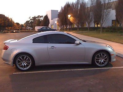 Infiniti : G35 Coupe low 55k miles, great condition, full options 2006 infiniti g 35 coupe silver black low 55 k miles full options