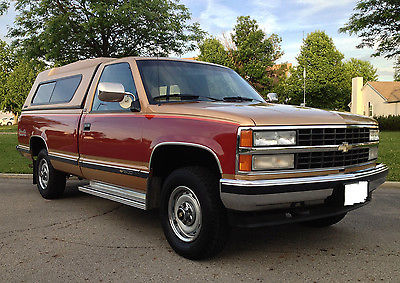 Chevrolet : C/K Pickup 1500 SILVERADO 1990 chevy c k 1500 4 x 4 silverado 1 owner 48 k original miles sharp