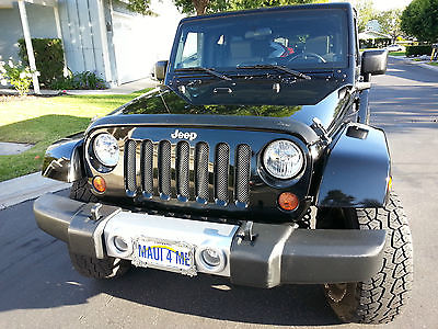 Jeep : Wrangler Unlimited Sahara Sport Utility 4-Door 2008 jeep wrangler sahara unlimited 4 door black