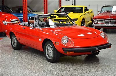 Alfa Romeo : Spider Alfa Spider ALFA ROMEO SPIDER 63,000 MILES  LIKE TRIUMPH MG MGB AUSTIN HEALY FERRARI !!