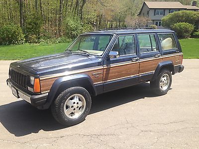 Jeep : Wagoneer Limited Sport Utility 4-Door 1990 jeep wagoneer limited sport utility 4 door 4.0 l low miles