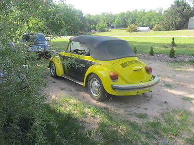 Volkswagen : Beetle - Classic stock 74 convertable new top lowering kit on front end iam listing as project