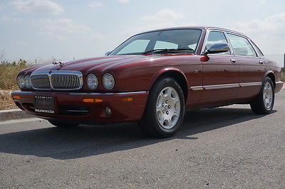 Jaguar : XJ VANDEN PLAS 2001 jaguar vpd only 40 k carnival red on ivory ff rr heated seats new tires