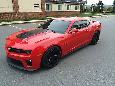 Chevrolet : Camaro ZL1 2012 chevrolet camaro zl 1 coupe 6.2 l supercharged v 8 red black 580 hp rare car