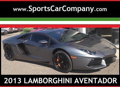 Lamborghini : Aventador 2dr Coupe 2013 lamborghini aventador loaded supercar low mile msrp 434 915