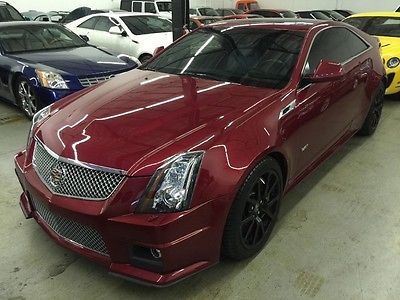 Cadillac : CTS CTS-V Coupe Low Miles Recaro Seats Sunroof Navi Supercharged 556hp Mint Car WOW 2012 2014