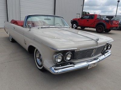 Chrysler : Imperial IMPERIAL CROWN CONVERTIBLE 1963 chrysler imperial crown convertible 1 of 531 ever produced 431 v 8 ac pw