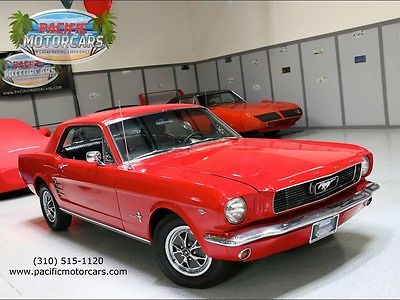 Ford : Mustang Coupe 1966 ford mustang coupe automatic 2 door coupe restored