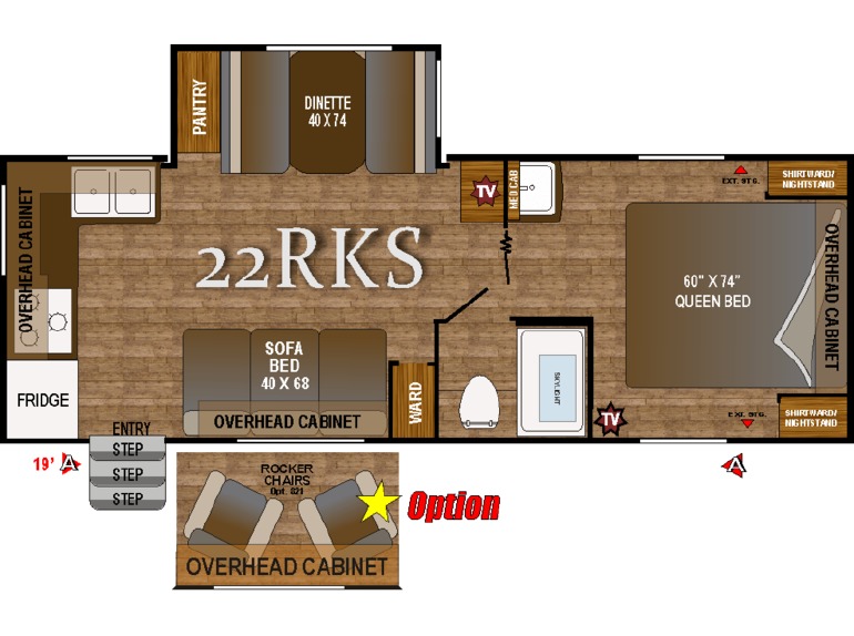 2016 Outdoors Rv Black Rock 22RKS