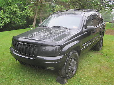 Jeep : Grand Cherokee LIMITED 4X4 2000 jeep grand cherokee limited black leather moonroof 10 disc changer wow