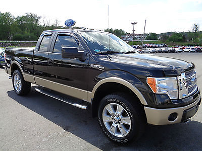 Ford : F-150 Contact Internet Dept by calling 814-659-1908 2011 f 150 supercab lariat 5.0 l v 8 4 x 4 tuxedo black sunroof leather video 4 wd