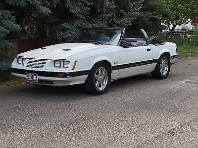Ford : Mustang LX  CONVERTIBLE 1984 ford mustang lx gt convertible original 1986 mpfi fuel injection