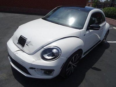 Volkswagen : Beetle-New Turbo R-Line 2013 volkswagen beetle turbo r line repairable salvage wrecked damaged fixable