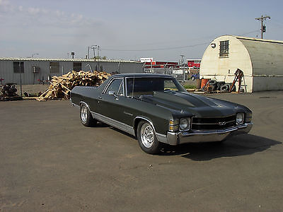 Chevrolet : El Camino Muscle Car 1971 71 chevrolet chevy el camino elcamino hotter then ss 454 ls 6 70 chevelle