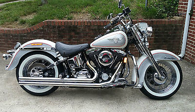 Harley-Davidson : Softail 1994 harley davidson flstn nostalgic heritage softail true collector motorcycle