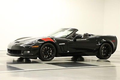 Chevrolet : Corvette Z51 3LT GRAND SPORT LEATHER BLACK RED CONVERTIBLE HEATED BLUETOOTH POWER TOP 10 11 12 AUTOMATIC AUTO TRANSMISSION RED HEAD UP USED