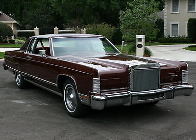 Lincoln : Town Car TOWN COUPE - ONE OWNER - 31K MILES ONE OWNER LOW MILE SURVIVOR  1977 Lincoln Town Coupe -  31K ORIG MI
