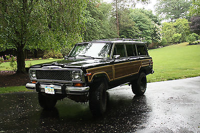 Jeep : Wagoneer Grand Wagoneer 1987 jeep grand wagoneer black 5.9 l amc v 8 auto 4 lift 33 tires clean