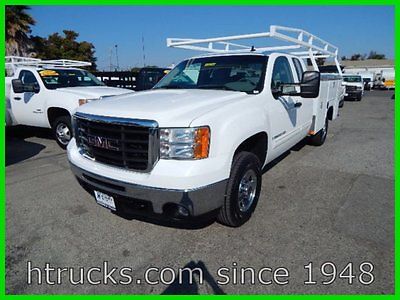 GMC : Sierra 2500 SLE 1 Used 2007 GMC 2500 HD 8' EXTENDED CAB Utility Service Body Truck with RACK SLE