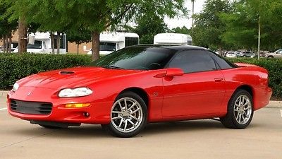 Chevrolet : Camaro SS LOW MILE(32K), RED, 6-SPD CAMARO SS W/CHROMES+NEW TIRES!! 2-OWNERS!! FINANCING!!