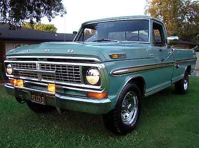 Ford : Ranger XLT Camper Special Rare Power Pak 1970 ford ranger xlt f 250 camper special 390 v 8 f 250 f 100 power pak must see