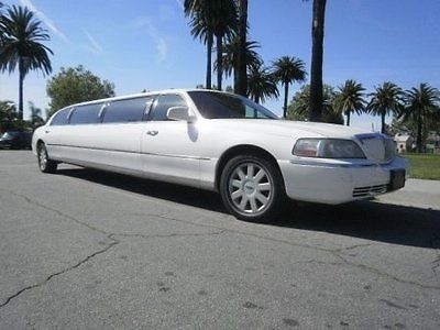 Lincoln : Town Car 10 Passenger Limo 2005 white lincoln towncar limousine for sale by dabryan 1059