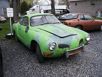 Volkswagen : Karmann Ghia Ghia coupe 1971 vw karman ghia coupe restoration project runs and drives