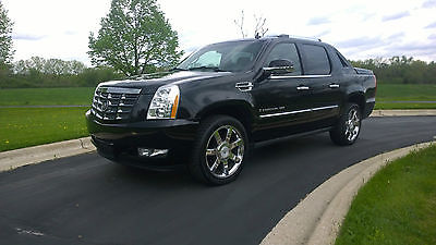 Cadillac : Escalade EXT 2008 cadillac escalade ext black on black chrome wheels nav loaded