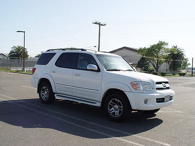 Toyota : Sequoia LIMITED 2007 toyota sequoia limited v 8 2 wd 106 k miles tow package leather side steps