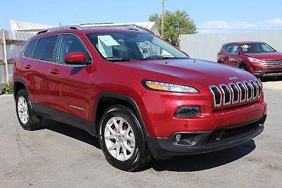 Jeep : Cherokee Latitude 4WD 2014 jeep cherokee latitude 4 wd rebuilder project fixable damaged save wrecked