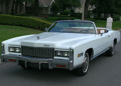 Cadillac : Eldorado CONVERTIBLE - REFRESHED - 71K MILES RESTORED FLORIDA CAR -1976 Cadillac Eldorado Convertible - 71K MI