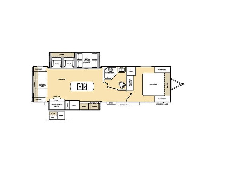 2016 Coachmen Catalina 293RLDS REAR LOUNGE SUMMER EDIT