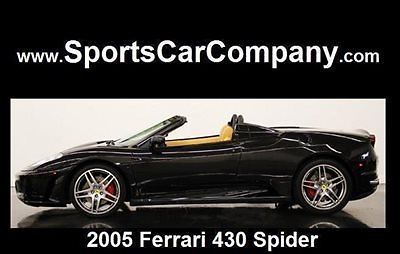 Ferrari : 430 2dr Convertible Spider 2005 ferrari 430 spider black excellent inside out loaded freshly serviced