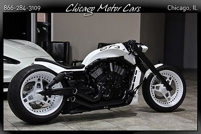 Custom Built Motorcycles : Chopper Motorcycle 2010 nlc no limits custom motorcycle 1250 cc gt 3 decals white one owner perfect