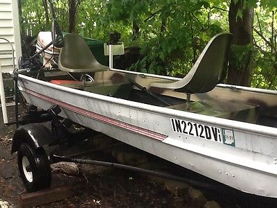 12' aluminum flat bottom Sears Gamefisher boat