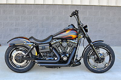 Harley-Davidson : Dyna 2007 fxdb street bob mint club style 11 k in xtra s murdered out sick