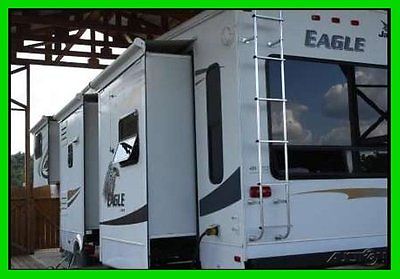 2008 Jayco Eagle 37' Fifth Wheel 3 Slide Outs Large Deck Queen Bed Storage TEXAS