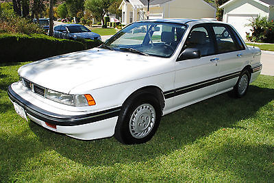 Mitsubishi : Galant Base Sedan 4-Door 1991 mitsubishi galant base sedan 4 door 2.0 l with 29 k original miles white