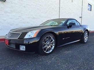 Cadillac : XLR V-series 2008 black 4.4 l northstar supercharged only 19 k mi convertible hardtop texas