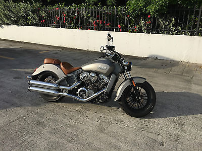 Indian : Scout 2015 indian scout silver smoke only 151 miles private seller
