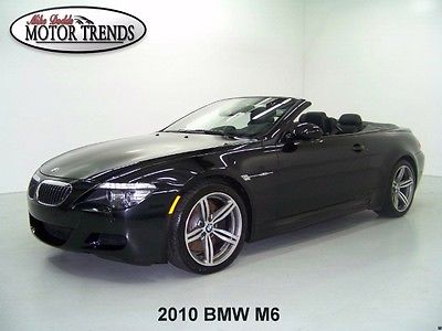 BMW : M6 CONVERTIBLE LEATHER AUTOMATIC 2010 bmw m 6 convertible leather navigation media input 24 k
