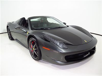 Ferrari : 458 458 Spider 2012 458 spider 6 k miles carbon fiber interior parking camera s sport exh 13 14