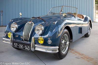 Jaguar : XK Roadster 1957 jaguar xk 140 ots in beautiful cotswold blue sorted superb coniditon rare