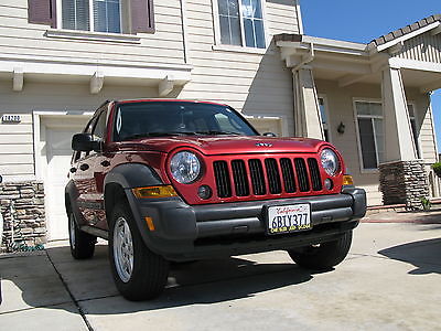 Jeep : Liberty Sport; Customer Preferred Package 29C 2007 red jeep liberty sport extra clean excellent condition