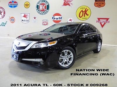 Acura : TL 11 tl v 6 sunroof heated leather 6 disk cd bluetooth 17 in wheels 60 k we finance