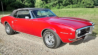 Pontiac : Firebird Base Convertible 2-Door 1968 pontiac firebird base convertible 2 door 5.7 l